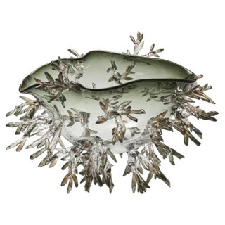 Grey Anemone Vase by Emilie Lemardeley For Sale
