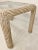 Wood 1980s Coastal Chic Cerused Rattan Side Table For Sale - Image 7 of 10