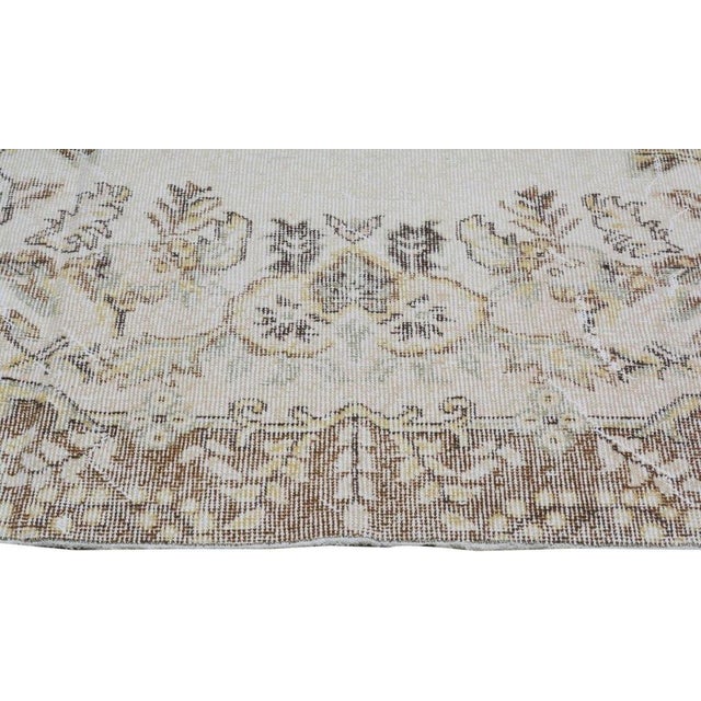 1970s Vintage Turkish Anatolian Hand Knotted Wool Rug, 5'7x10 For Sale - Image 5 of 6