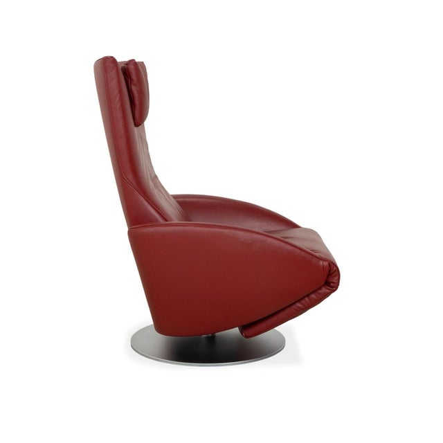 Mate Armchair in Leather from FSM For Sale - Image 10 of 13