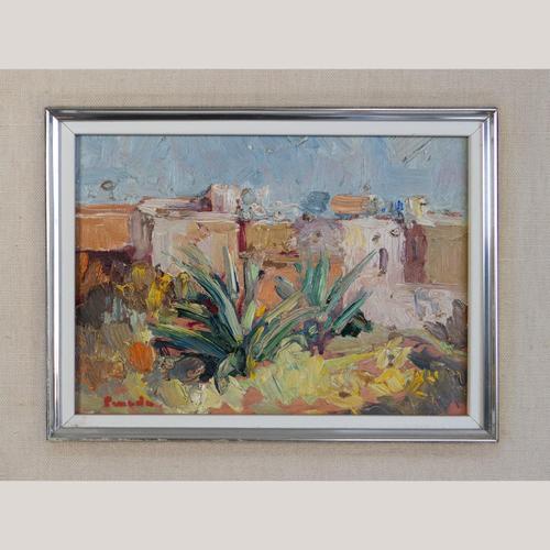 Spanish Artist, Impressionist Colourist Landscapes, Oil Paintings, Set of 2 For Sale - Image 4 of 13
