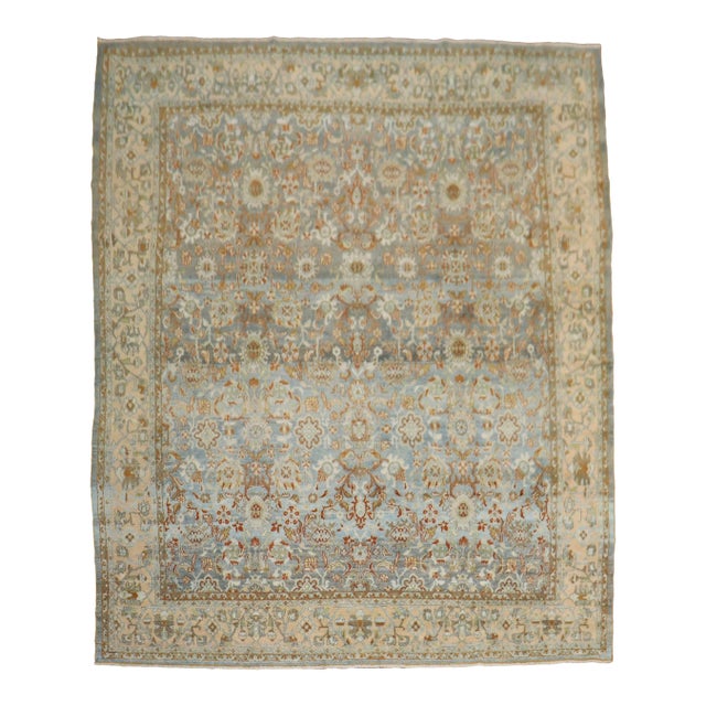 Stunning Antique Persian Bibikabad Room Rug , 9' X 12' For Sale