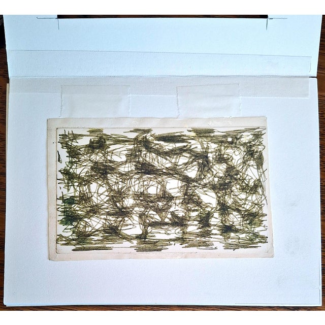Abstract Expressionism An Intimate Scale Abstract Expressionist Watercolor, by Richard Pousette-Dart For Sale - Image 3 of 6