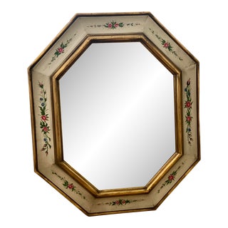 Late 20th Century Ateliers Armand Dutry Mirror With Floral Details For Sale