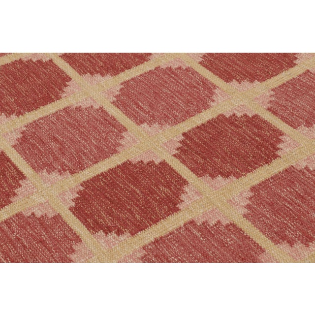 Rug & Kilim Contemporary Scandinavian Style Geometric Wool Rug, by Rug & Kilim, India For Sale - Image 4 of 10
