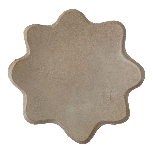 Morgan Peck Handmade Ceramic Scallop Platter For Sale