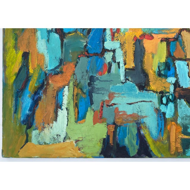 1980s 1980s Abstract Expressionist Painting #2 by Hannah Dalbey - For Sale - Image 5 of 7