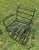 Metal Beautiful Vintage Wrought Iron MCM Conversation Set Glider, 2 Chairs & Table For Sale - Image 7 of 7
