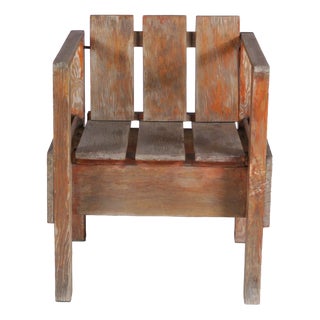 Teak Side Chair in the style of Rietveld, Netherlands, 1960s For Sale