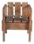 Teak Side Chair in the style of Rietveld, Netherlands, 1960s For Sale