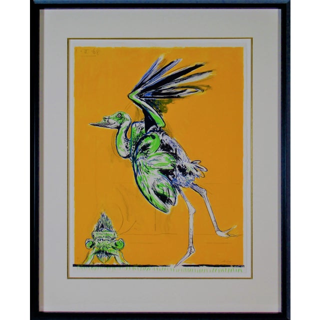 Printmaking Materials Graham Sutherland, Bird About to Take Flight, 1968 For Sale - Image 7 of 7