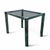 Postmodern Sculptural Metal and Smoked Glass Side Table, 1980s For Sale - Image 13 of 17
