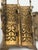 Shell Antique Ornate Brass 2-Slot Desktop Letter Rack With Shell Dish Tray For Sale - Image 7 of 8