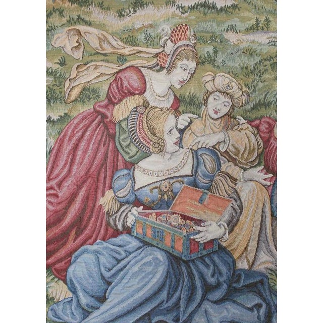 20th Century Jacquard Tapestry with Wealth Motif For Sale - Image 4 of 5