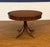 This is a Classic Traditional Round Mahogany Drum Table by Leighton Hall. It features a leather top, four dovetailed...