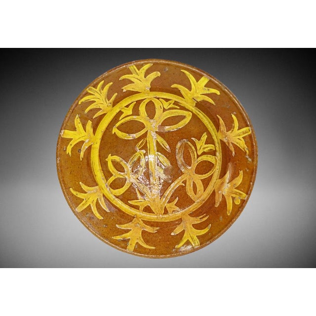 Vintage Handmade Clay Bowl or Plate, 1930s For Sale - Image 16 of 17