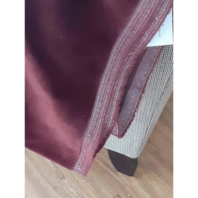 2000 - 2009 Brunshwig & Fils Belgium Silk Velvet Fabric- 3 Yards For Sale - Image 5 of 14