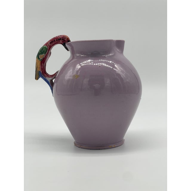 Vintage Italian Parrot Pitcher For Sale - Image 10 of 10