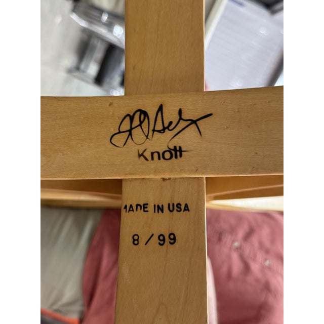 Frank Gehry Two Cross Check Chairs and Face Off Table For Sale - Image 12 of 12