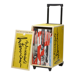 Andy Warhol's Interview Magazine the Crystal Ball of Pop 7 Volume Set (Box/Suitcase) Unopened