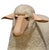 Equal parts iconic and adorable, this life-sized sheep sculpture is in the style of Lalanne. This lamb features wood,...