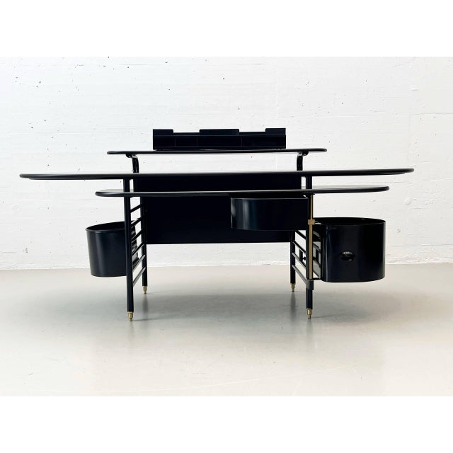 Model 617 Johnson Wax Desk by Frank Lloyd Wright for Cassina, 1992 For Sale - Image 9 of 18