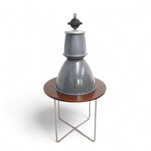 Large Vintage Industrial Pendant Lights from Elektrosvit, 1970s, Set of 2 For Sale - Image 4 of 9