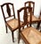 Antique Art Deco Chairs in Walnut, 1900s, Set of 6 For Sale - Image 6 of 15