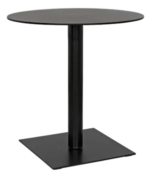 NOIR Mies Side Table, Black Iron