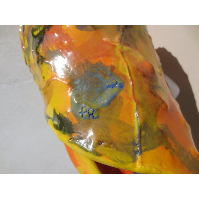 Electric Yellow Lynda Benglis Birds Nest #3 2016 For Sale - Image 8 of 17