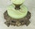 Early 20th Century Uranium Jadeite Table Lamp Alabaster Shades For Sale - Image 14 of 18