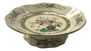 Mason's Ironstone English "Chinese Peony" Floral Chinoiserie Dessert Tazza