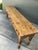 Tan Vintage Primitive Long Pine Console For Sale - Image 8 of 12