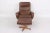 Set of Model MS-75 High Back Armchair and Ottoman by Madsen & Schübel, 1960s For Sale - Image 17 of 17