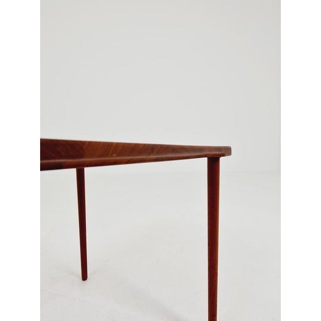 Brown Danish Teak Side Table by Edvard Kindt-Larsen for France and Son, 1960s For Sale - Image 8 of 16