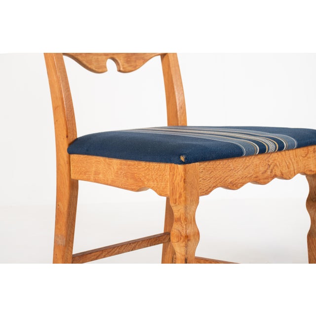 Danish Oak Chairs by Henning Kjærnulf, Denmark, 1960s, Set of 8 For Sale - Image 9 of 13