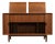 Arne Vodder for Sibast Danish Teak Tambour Door Stereo Cabinet For Sale