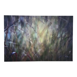 2017 Gwen Laine "Never Silent, the Wind #9" Large Abstract Color Field Photograph in Architectural Aluminum Float Frame For Sale