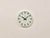 Vintage industrial wall clock produced by ESMI during the 1980s .It was originally designed for public buildings, schools,...