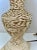 Sculpture Materials Mid 20th Century Chinoiserie Plasto Sculpted Plaster Table Lamp For Sale - Image 7 of 12