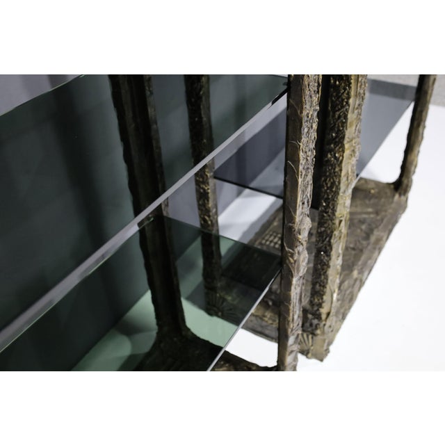 Gold Mid 20th Century "Goop" Brutalist Etagere Atributed to Adrian Pearsall For Sale - Image 8 of 9