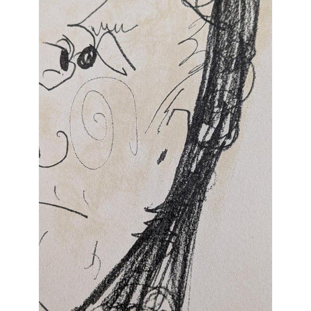 Pablo Picasso, Profile, Original Color Serigraph, 1964 For Sale - Image 3 of 7