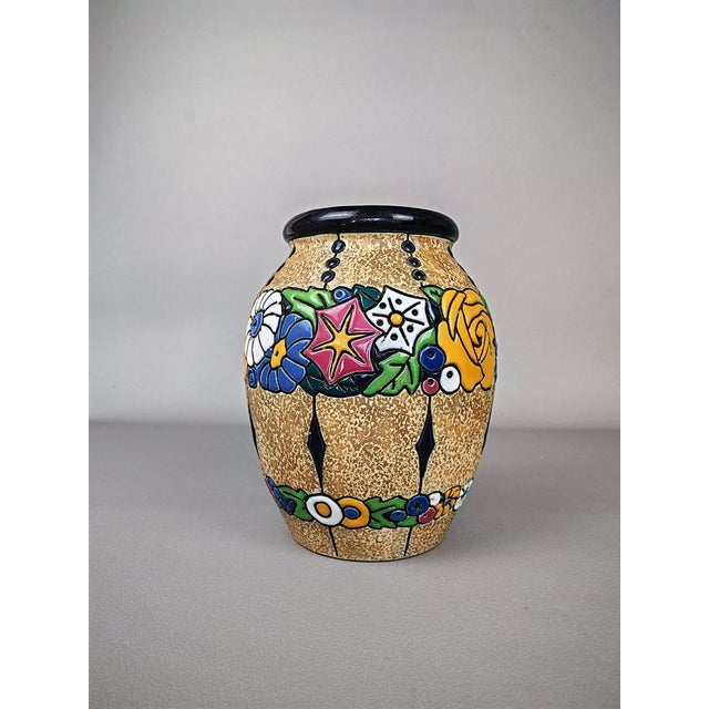 Ceramic Campina Amphora Vase by Max von Jungwirth, 1920 For Sale - Image 6 of 9