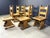 Brutalist Oak Dining Chairs, 1960s, Set of 6 For Sale - Image 9 of 12