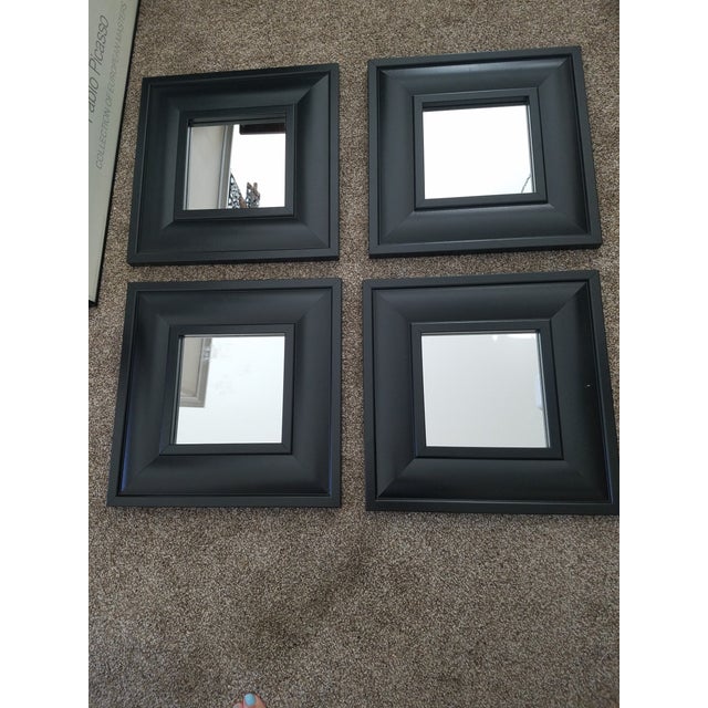 Pottery Barn Decorative Mirrors Set of 4 Chairish
