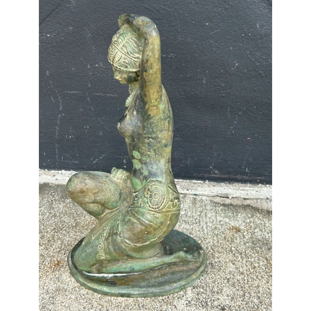 Pair of Art Deco Bronze Figural Sculptures. For Sale In West Palm - Image 6 of 6