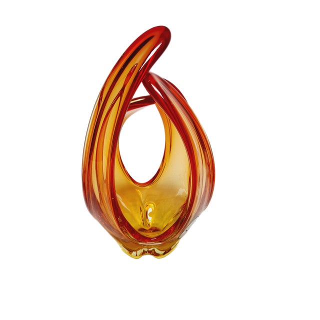 Decorative Glass Form by Murano, Italy, 1960s For Sale - Image 4 of 18