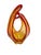 Decorative Glass Form by Murano, Italy, 1960s For Sale - Image 4 of 18
