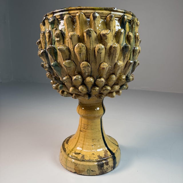 Italian Ceramic Plant Stand by Rocco Condurso, 1980s For Sale - Image 13 of 13