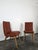 Vintage Red Side Chairs, Set of 2, in Very Good conditions.